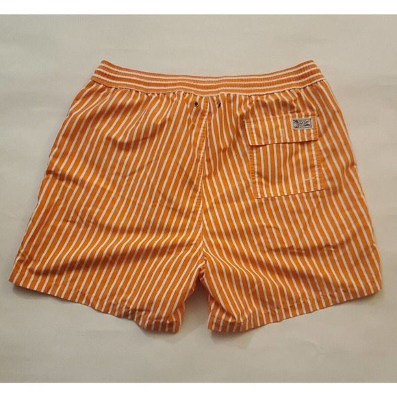 POLO BY RALPH LAUREN Swimwear Men's XXL Shorts Beach Mesh Lined Pinstriped - Picture 12 of 13